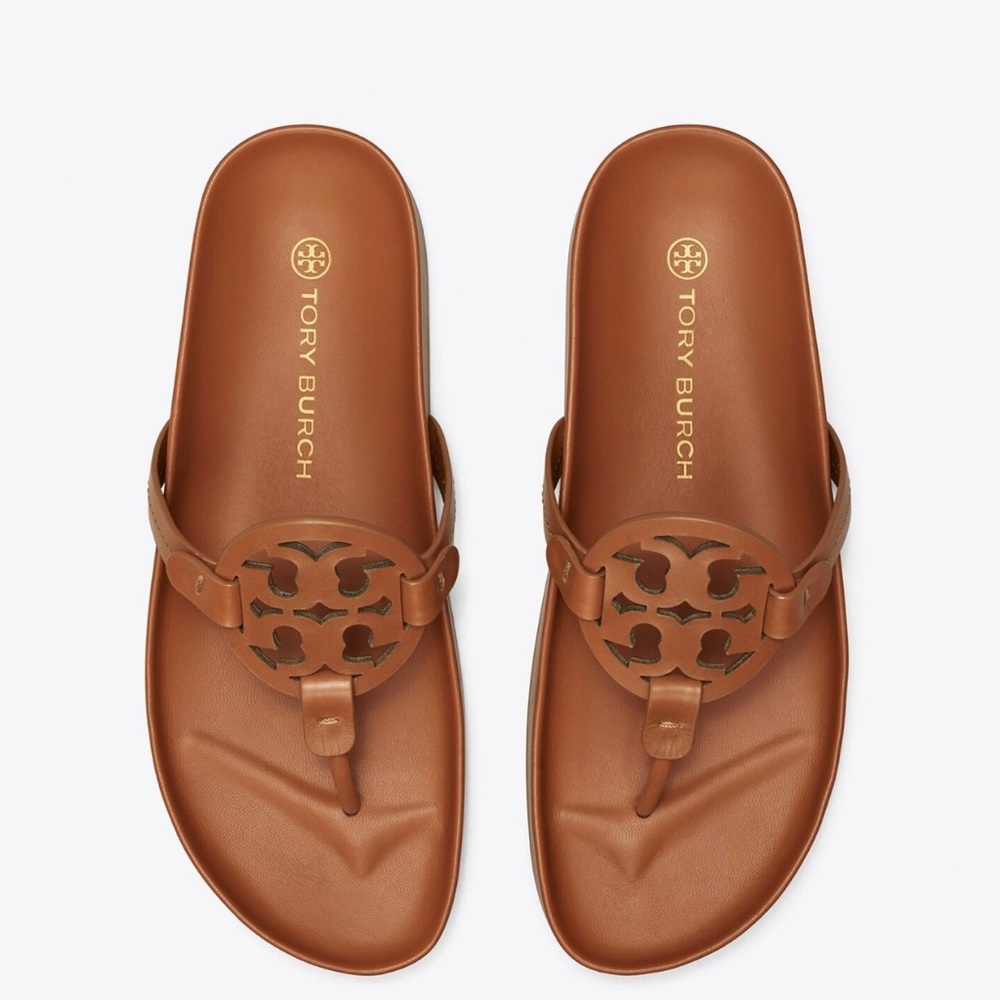 Tory Burch Miller Cloud Leather aged camellia 10.5